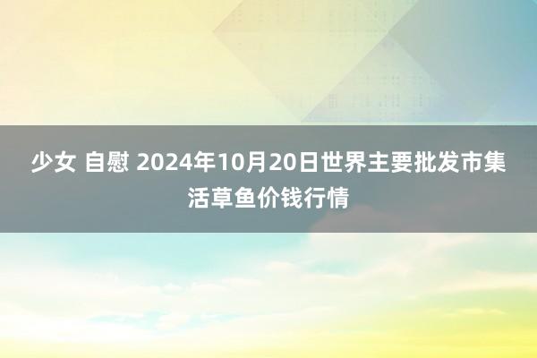 少女 自慰 2024年10月20日世界主要批发市集活草鱼价钱行情