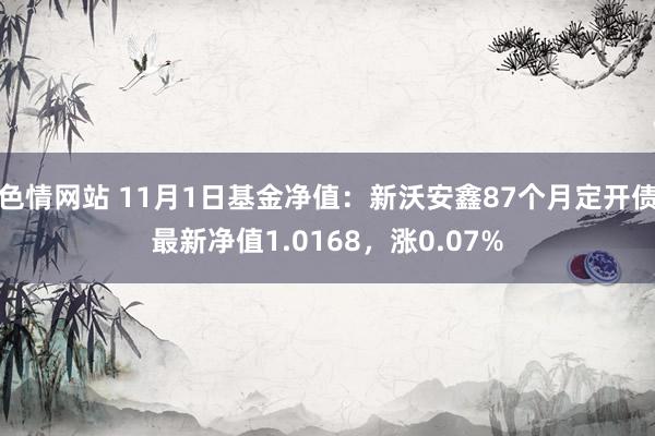 色情网站 11月1日基金净值：新沃安鑫87个月定开债最新净值1.0168，涨0.07%